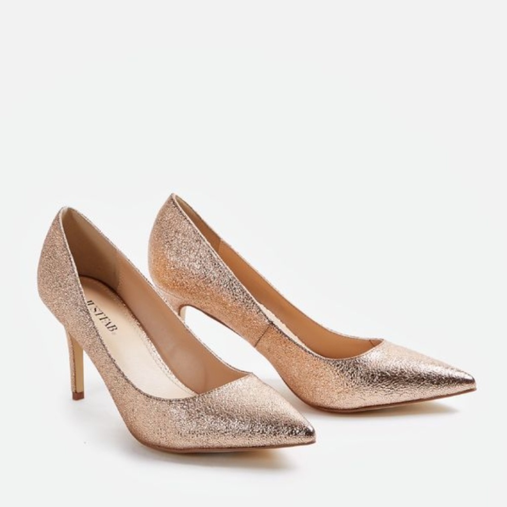 Rose Gold Classic Pointed toe Pumps/ Heels 6.5
